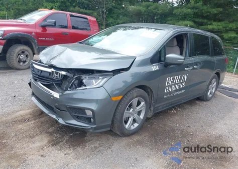 2019 Honda Odyssey Ex from USA, damaged, VIN 5FNRL6H58KB089144